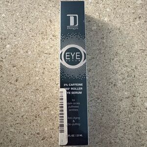 Dongyu 5% Caffeine Eye Serum and Under Eye Roller Cream for Dark Circles NIB